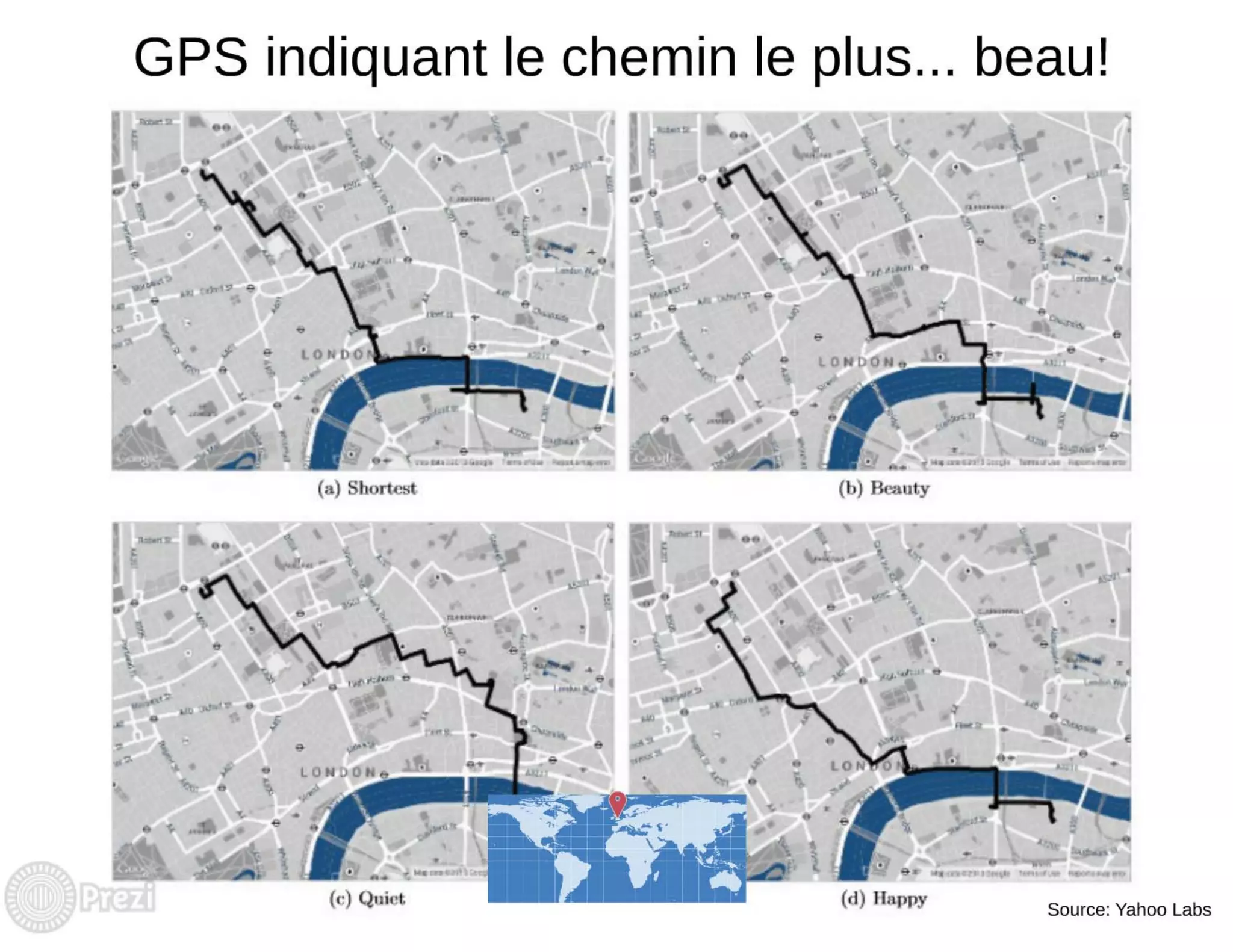 Géomatique appliquée : revue des solutions novatrices mises en place en 2014