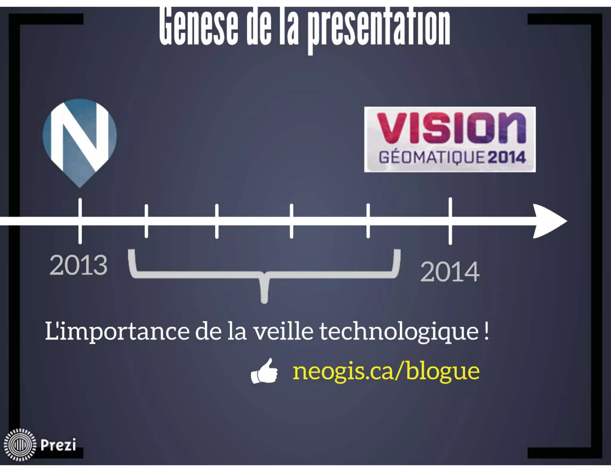 Géomatique appliquée : revue des solutions novatrices mises en place en 2014