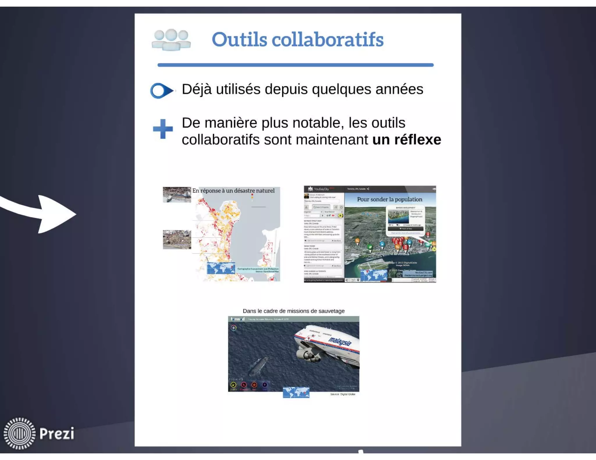 Géomatique appliquée : revue des solutions novatrices mises en place en 2014