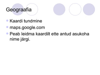 Pädevuste rakendamine