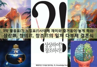 3? ???(?) ???(!)??? ??? ???? ?? ??:
   ??, ??, ??? ?? ??? ???




:::: 2010   @   KECOLOGIST ::::   ???? ??? 49
                                           ???? ?, Knowledge Ecologist   4   9
 