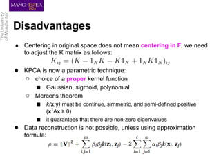 Nonlinear component analysis as a kernel eigenvalue problem | PDF