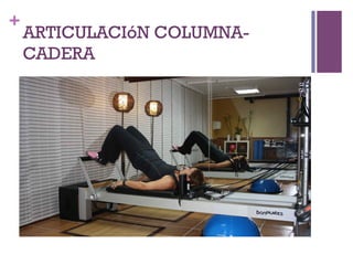 +
ARTICULACIóN COLUMNA-
CADERA
 