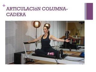 +
ARTICULACIóN COLUMNA-
CADERA
 