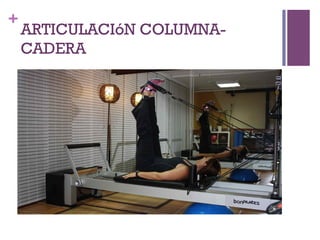 +
ARTICULACIóN COLUMNA-
CADERA
 