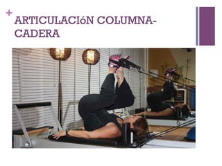 +
ARTICULACIóN COLUMNA-
CADERA
 