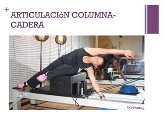 +
ARTICULACIóN COLUMNA-
CADERA
 