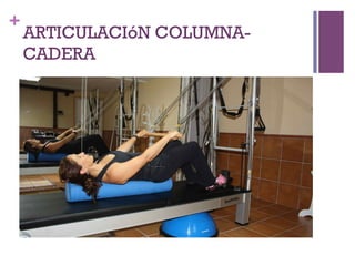 +
ARTICULACIóN COLUMNA-
CADERA
 