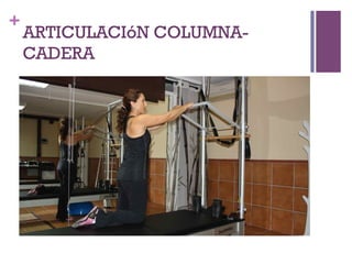 +
ARTICULACIóN COLUMNA-
CADERA
 