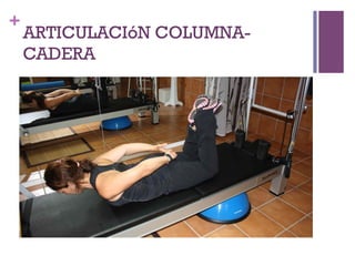 +
ARTICULACIóN COLUMNA-
CADERA
 