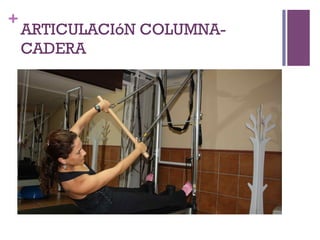 +
ARTICULACIóN COLUMNA-
CADERA
 
