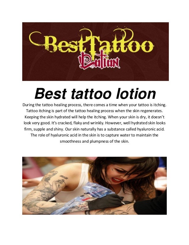 Best tattoo lotion