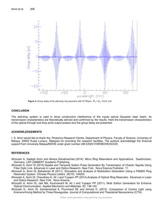 Soliton comb generation using add-drop ring resonators | PDF