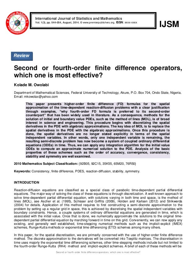 Binary option finite difference