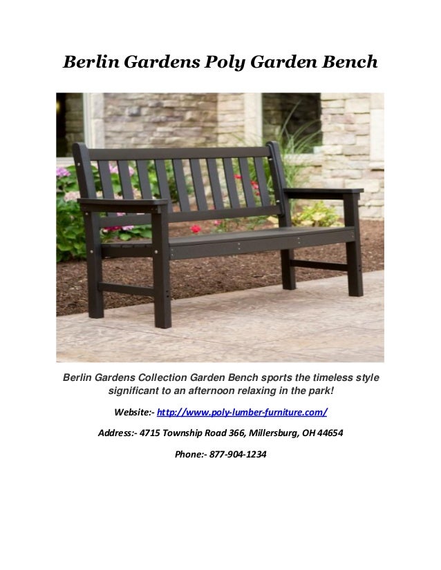 Premium Poly Patios Berlin Gardens Furniture