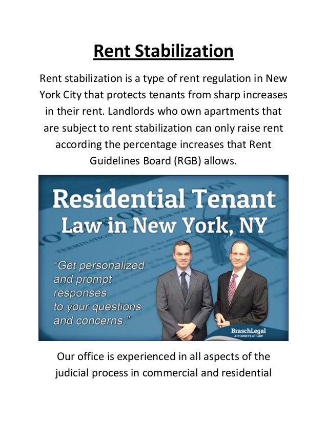 The Law Offices of Justin C. Brasch Rent Stabilization Lawyer in New York