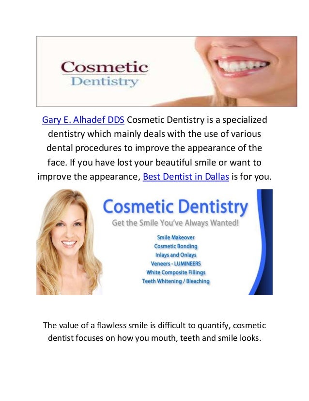 Best Dentist From Gary E Alhadef DDS Cosmetic Dentistry in Dallas