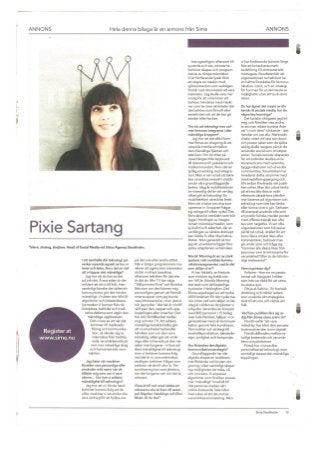 Pixie Sartang - Talare, strateg, skejtare. Head of Social Media 