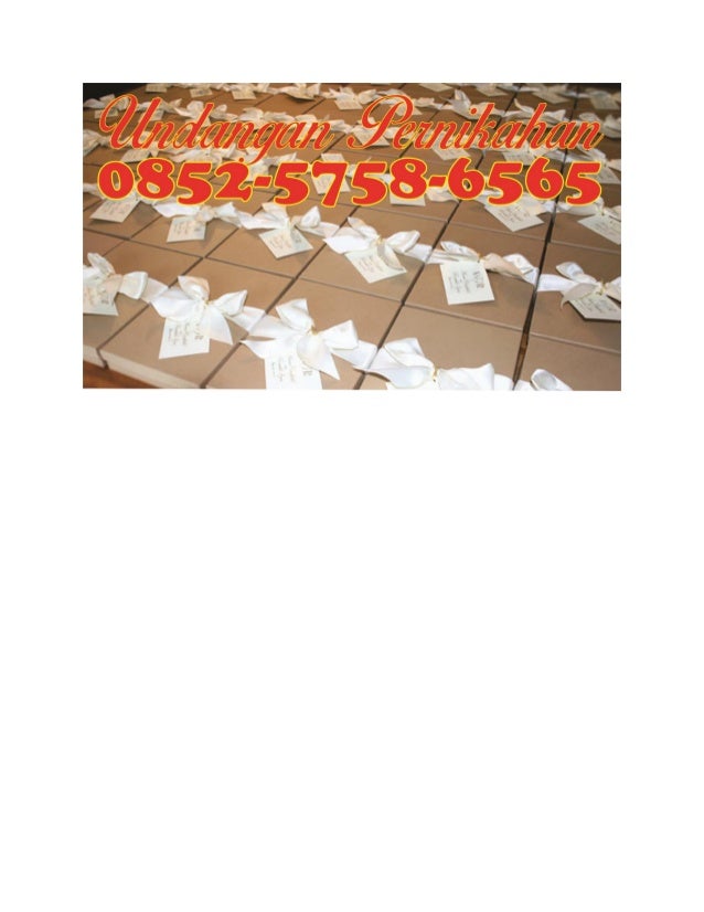 0852 5758 6633 Simpati Harga Undangan Pernikahan Murah