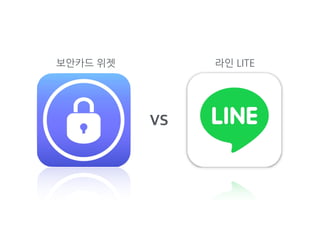 보안카드 위젯 라인 LITE
vs
 