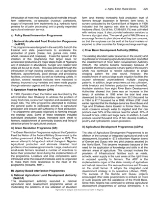 Agricultural Output and Economic Growth in Nigeria | PDF