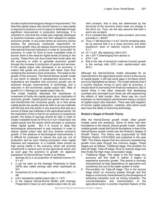 Agricultural Output and Economic Growth in Nigeria | PDF