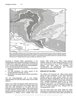 Sedimentology and Geochemical Evaluation of Campano-Maastrichtian ...