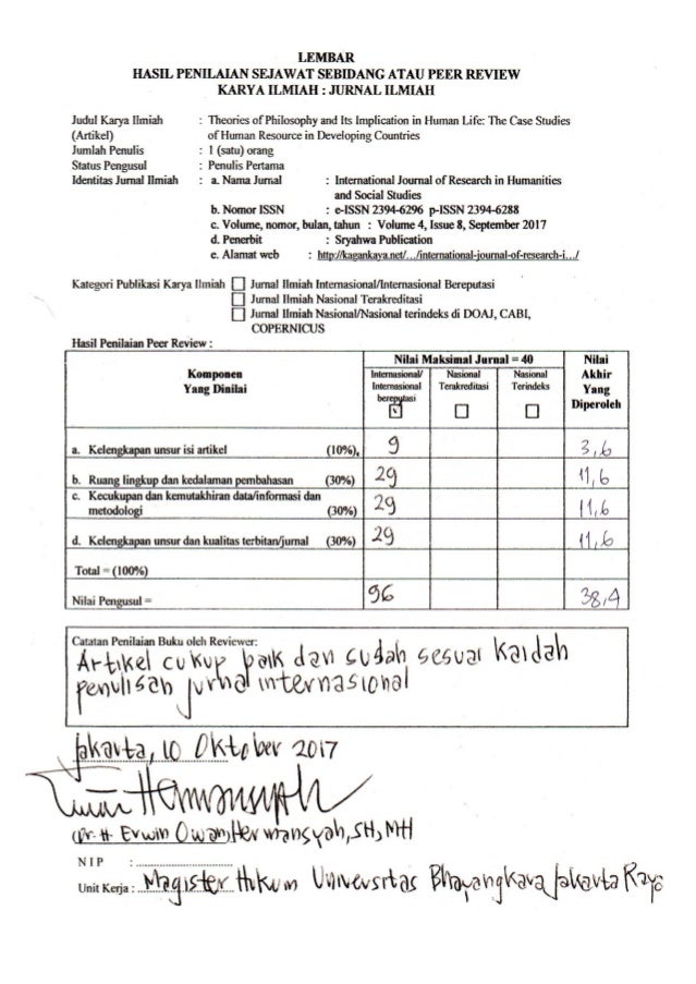 Contoh review jurnal internasional job performance | junior's blog