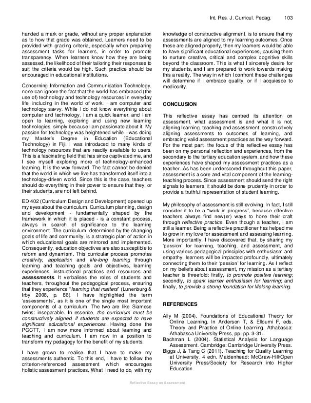 Placement Reflective Report Essay Example placement reflective essay