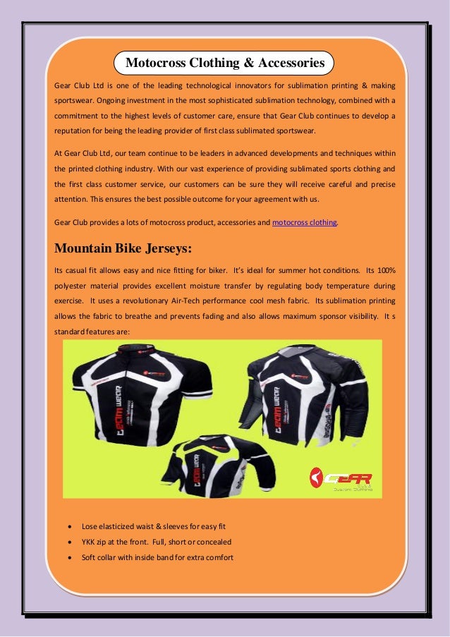 one motocross gear