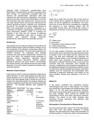 An Overview of the Challenges of Decentralized Agricultural Extension ...