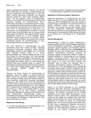 Nanotechnology Applications in Crop Production and Food Systems | PDF