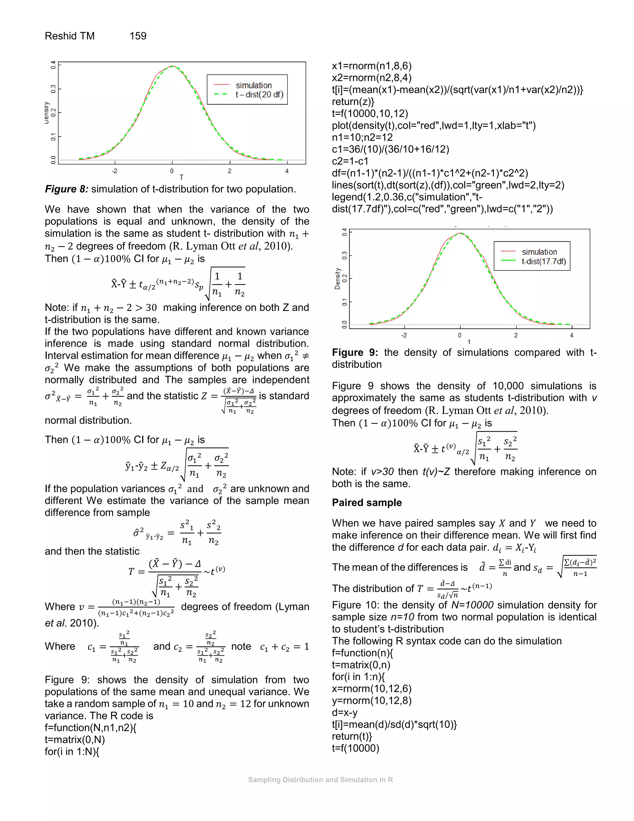 Sampling Distribution and Simulation in R | PDF