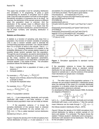 Sampling Distribution and Simulation in R | PDF