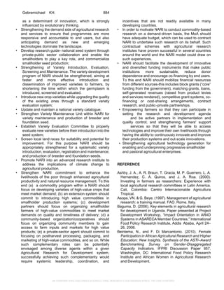 AN OVERVIEW of the CHALLENGES of AGRICULTURAL RESEARCH in SUB-SAHARAN ...