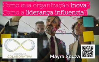 Como sua organização inova?
Como a liderança influencia?
Mayra Souza
 