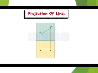 PDF point lines orthographic projections | PPTX