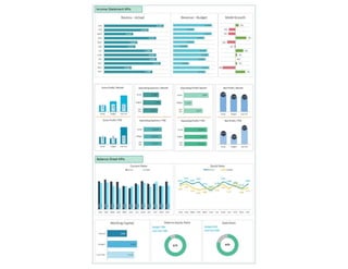 CEO Dashboard - Financial Report Dashboard | PDF
