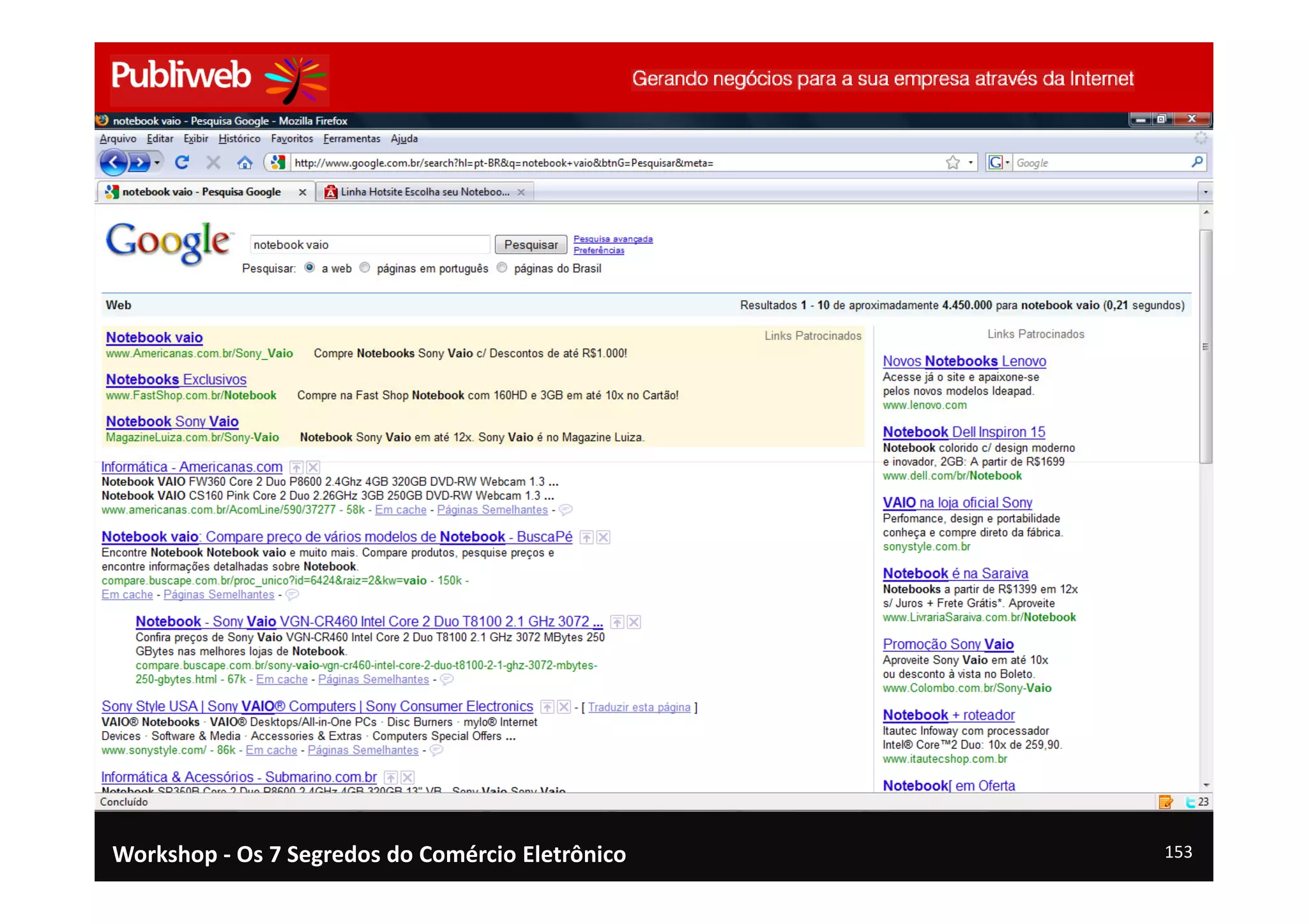 Segredos 3 E 4 - Os 7 Segredos Do Comércio Eletrônico - 30mai09