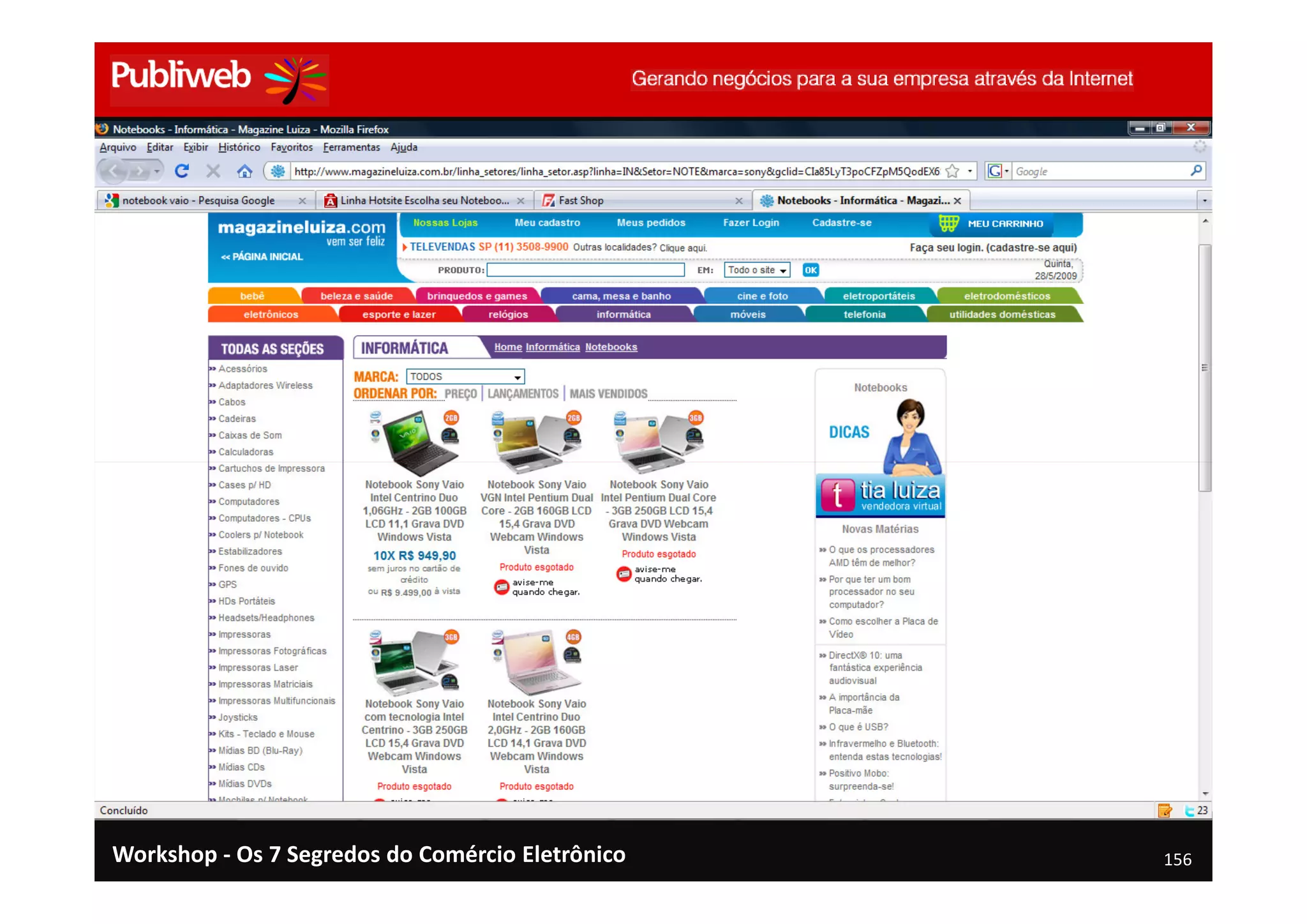 Segredos 3 E 4 - Os 7 Segredos Do Comércio Eletrônico - 30mai09