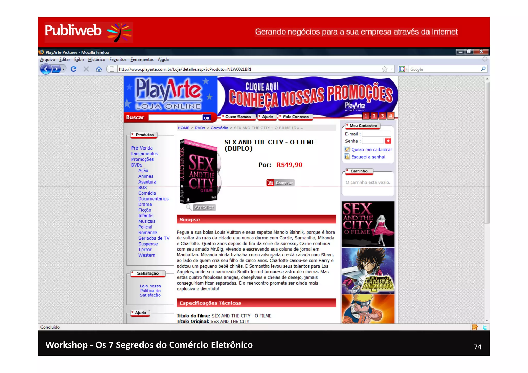 Segredos 3 E 4 - Os 7 Segredos Do Comércio Eletrônico - 30mai09