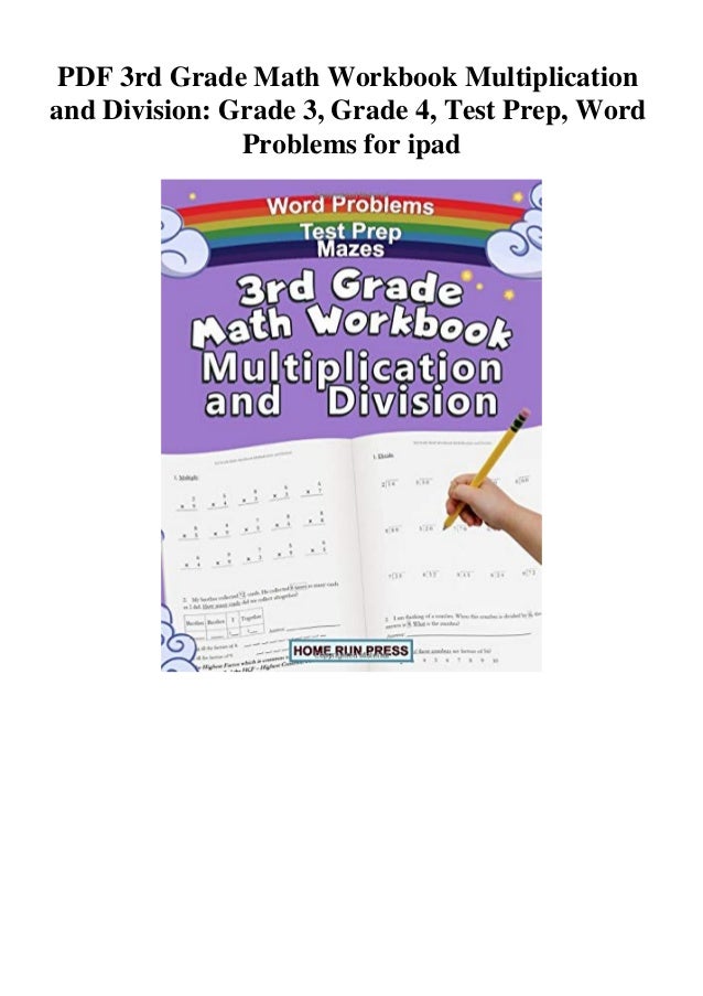 Pdf 3rd Grade Math Workbook Multiplication And Division Grade 3 Grad