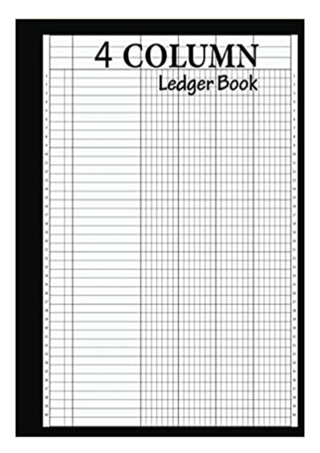 PDF 4 Column Ledger Book Account Book Ledger General Ledger Accounting