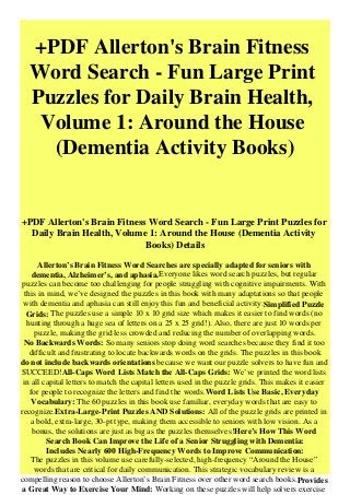 Pdf Allerton S Brain Fitness Word Search Fun Large Print Puzzles F Pdf Allerton S Brain Fitness Word Search Fun Large Print Puzzles F