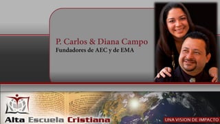 P. Carlos & Diana Campo
Fundadores de AEC y de EMA
 