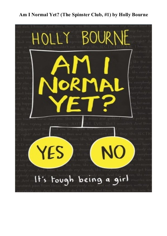 Pdf Am I Normal Yet The Spinster Club 1 Full Page S Pdf Am I Normal Yet The Spinster Club 1 Full Page S