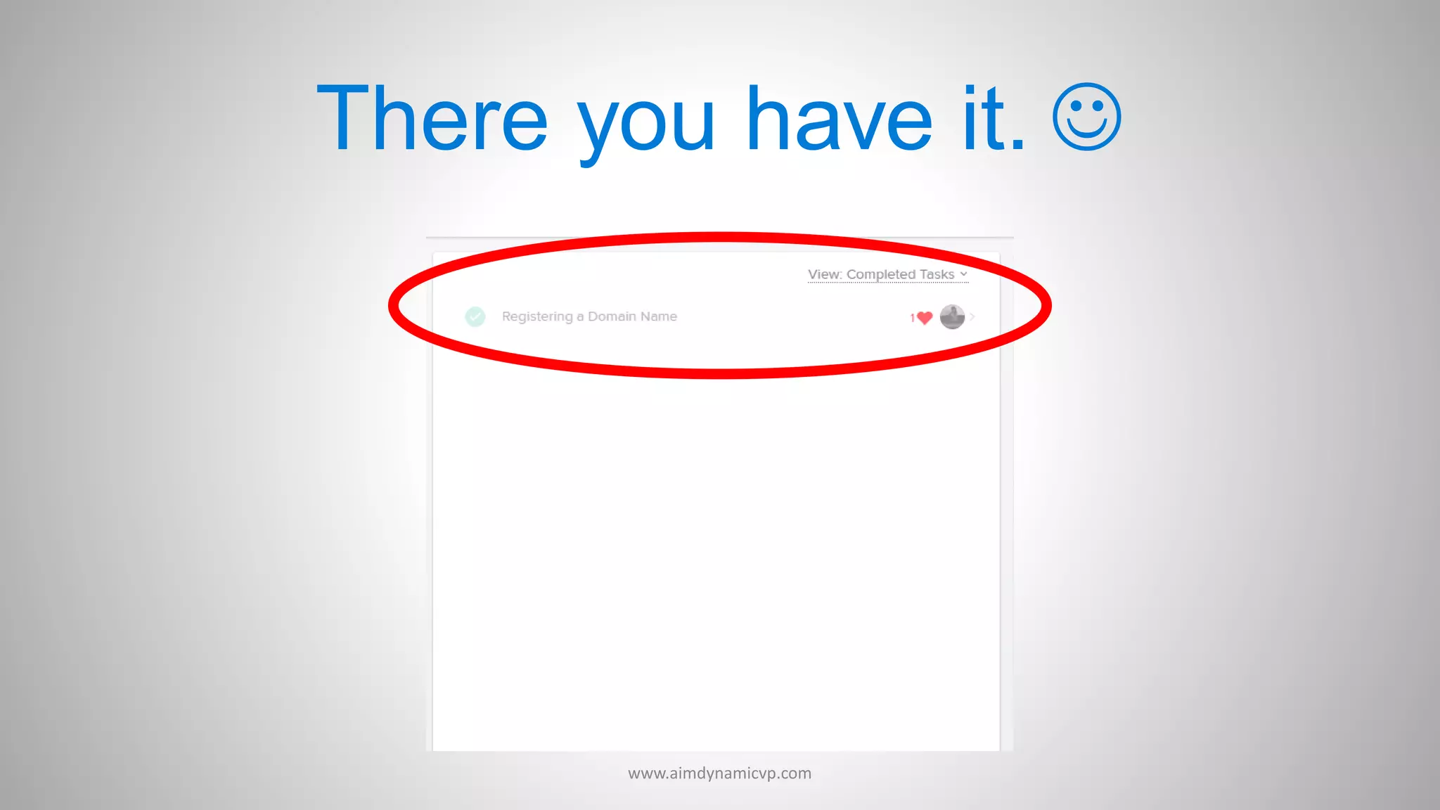 There you have it. 
www.aimdynamicvp.com
 