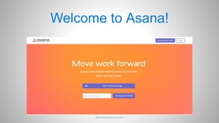 Welcome to Asana!
www.aimdynamicvp.com
 