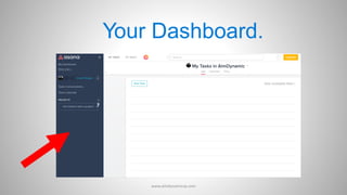 Your Dashboard.
www.aimdynamicvp.com
 