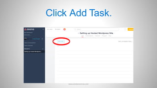 Click Add Task.
www.aimdynamicvp.com
 